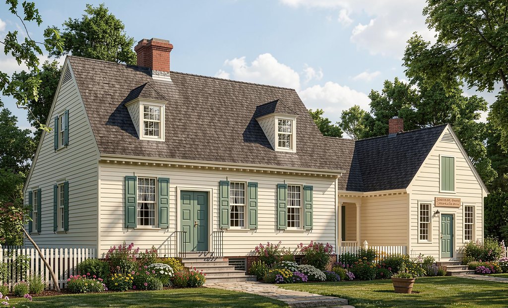 Exterior - Front Elevation 2 for Colonial House Plan #137-344 - 3 bed, 2.5 bath