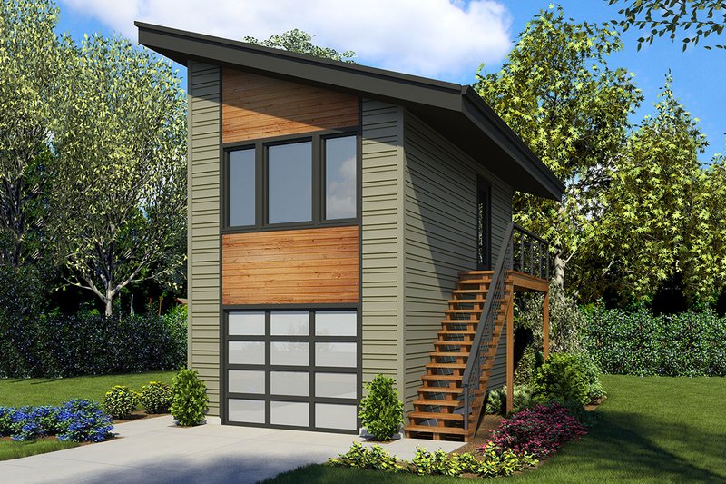House Plan Design - Modern Exterior - Front Elevation Plan #48-934