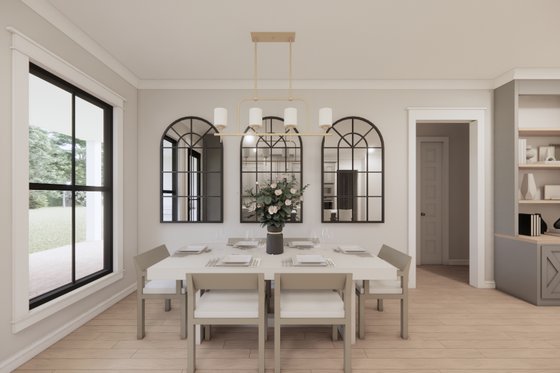 Interior - Dining Room for Farmhouse House Plan #1074-44 - 3 bed, 2.5 bath