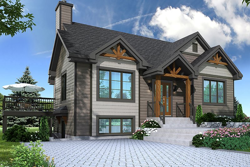 Home Plan - Country Exterior - Front Elevation Plan #23-2685