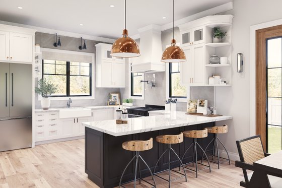 Interior - Kitchen for Farmhouse House Plan #119-476 - 3 bed, 2.5 bath