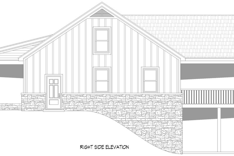House Design - Exterior - Other Elevation 2 for Barndominium House Plan #932-1057 - 3 bed, 2 bath