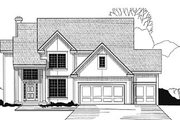 Traditional Style House Plan - 4 Beds 3 Baths 2480 Sq/Ft Plan #67-166 