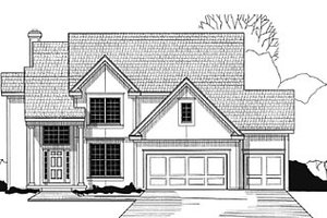 Traditional Exterior - Front Elevation Plan #67-166
