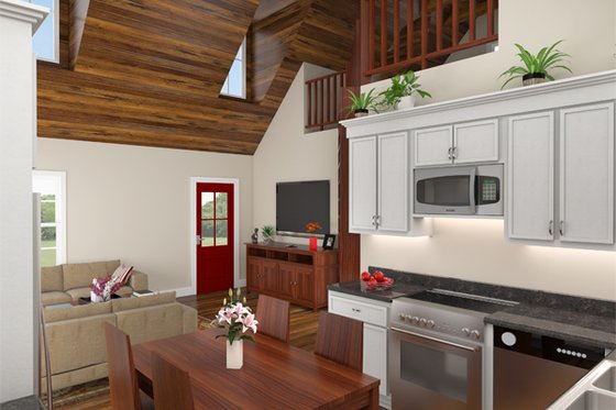 Interior - Kitchen for Country House Plan #21-397 - 2 bed, 1 bath
