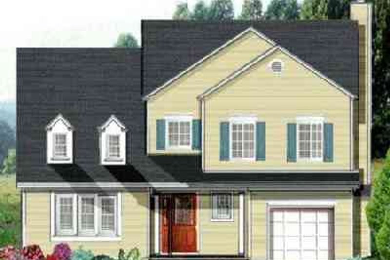 Dream House Plan - Colonial Exterior - Front Elevation Plan #3-198