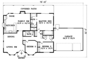 House Plan - 3 Beds 2 Baths 2024 Sq/Ft Plan #1-1402 