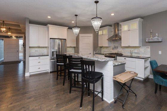 Interior - Kitchen 1 for Ranch House Plan #70-1485 - 3 bed, 2 bath