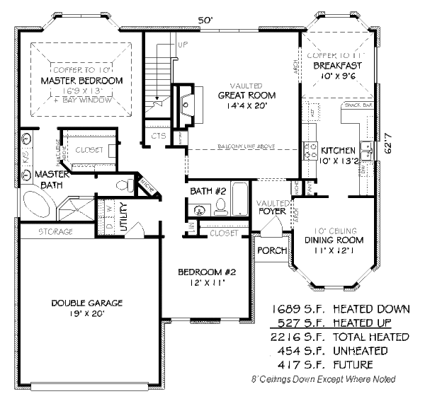 Traditional Floor Plan - Main Floor Plan #424-26