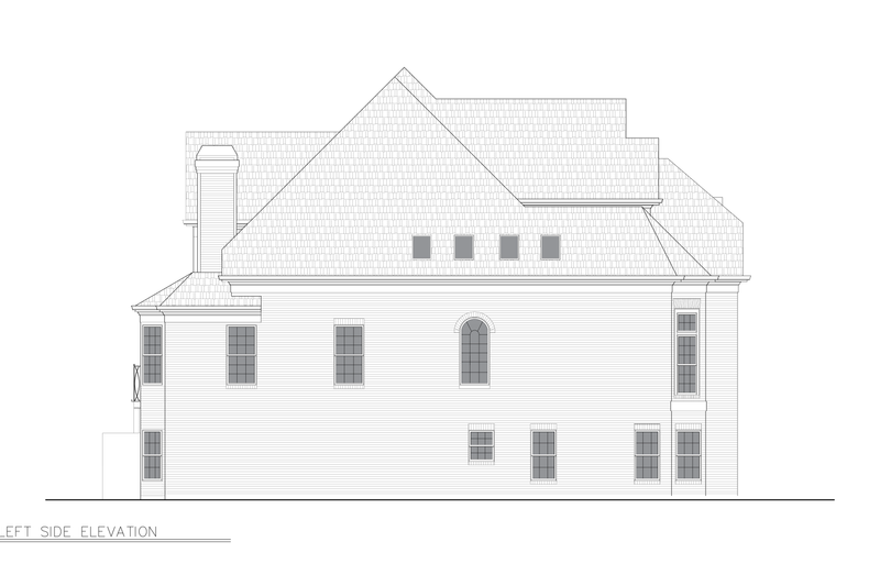 Home Plan - Exterior - Other Elevation for European House Plan #119-223 - 5 bed, 3 bath