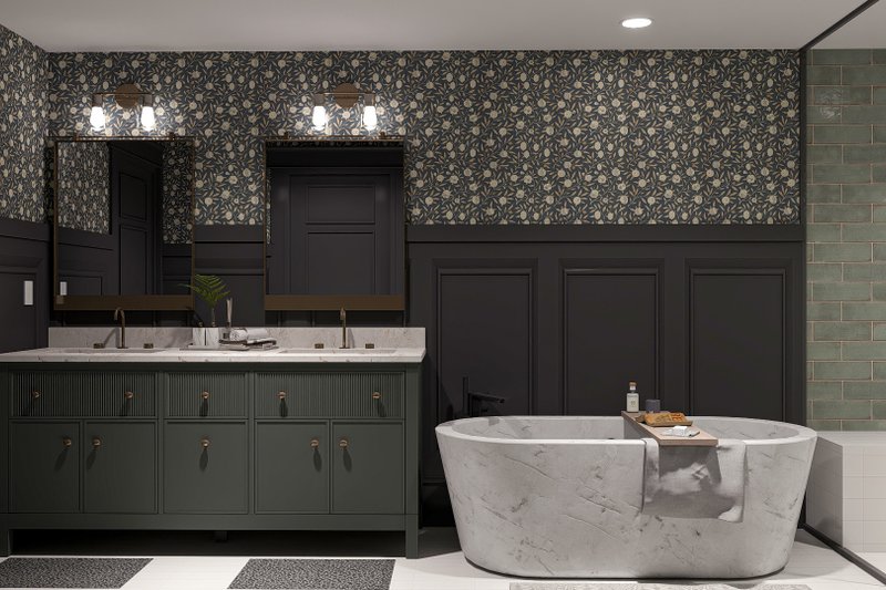 House Design - Interior - Master Bathroom for Colonial House Plan #455-347 - 4 bed, 3.5 bath