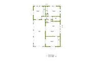 Mediterranean Style House Plan - 3 Beds 1 Baths 988 Sq/Ft Plan #1106-111 Floor 