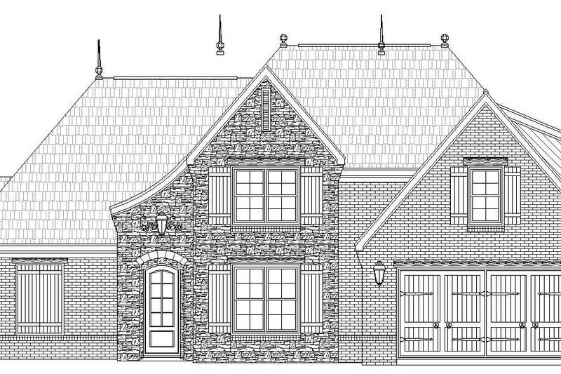 House Design - Exterior - Front Elevation 9 for Country House Plan #932-209 - 4 bed, 3 bath