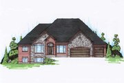 Traditional Style House Plan - 4 Beds 3.5 Baths 2798 Sq/Ft Plan #5-317 
