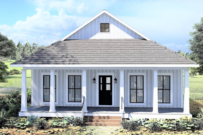 Home Plan - Farmhouse Exterior - Front Elevation Plan #44-222