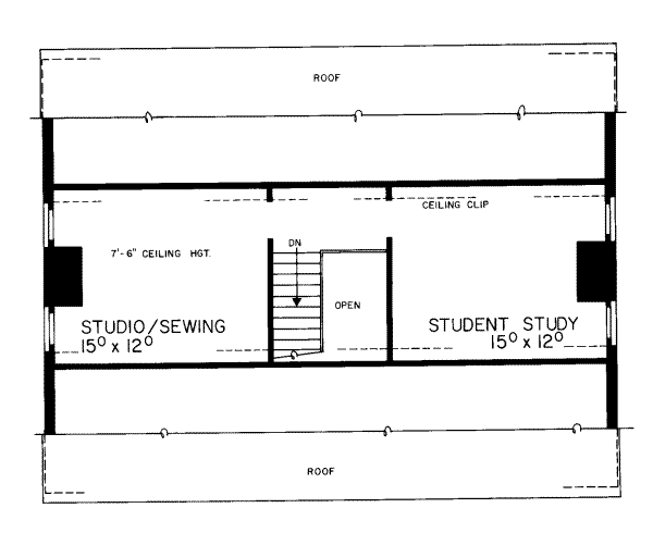 Architectural House Design - Colonial Floor Plan - Other Floor Plan #72-353
