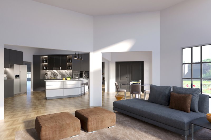 Home Plan - Interior - Kitchen for European House Plan #54-439 - 4 bed, 4.5 bath