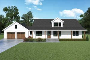 Farmhouse Exterior - Front Elevation Plan #1070-185