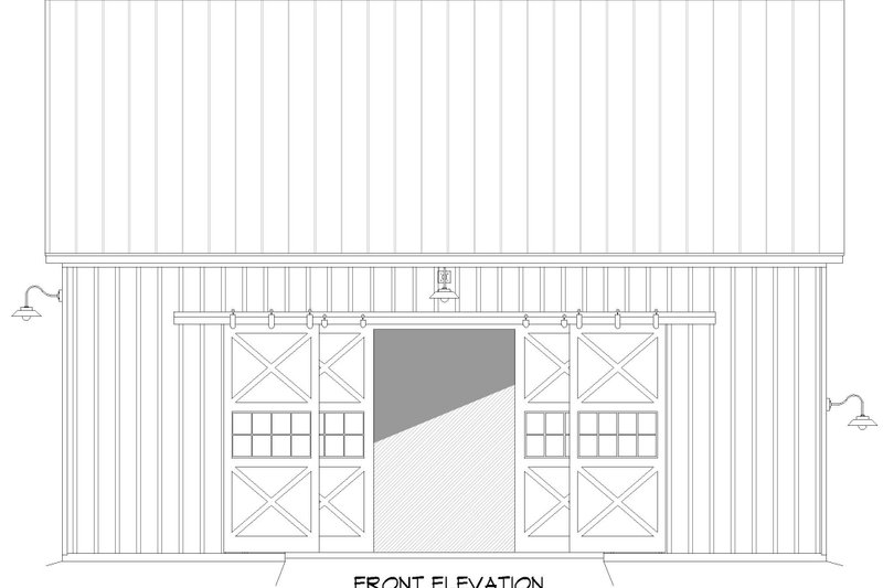 Dream House Plan - Exterior - Front Elevation 3 for Country House Plan #932-379, 0 bath