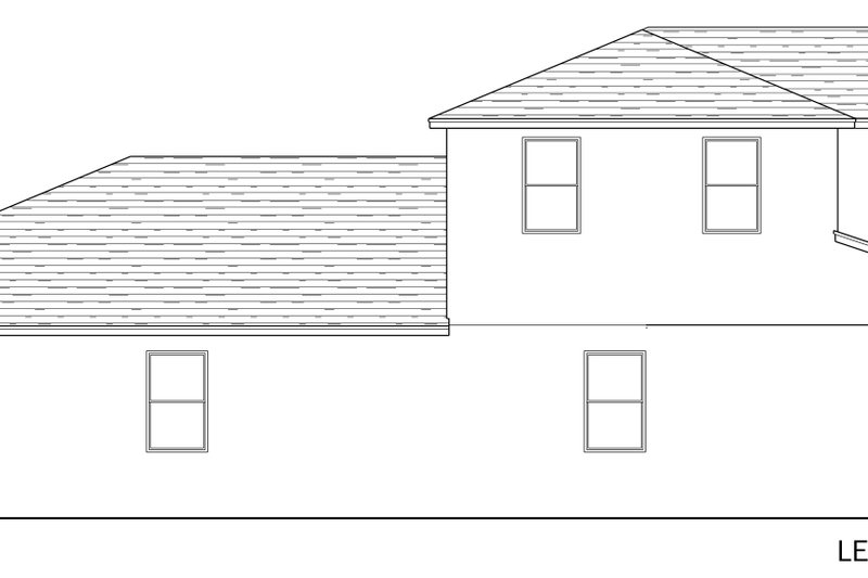 House Blueprint - Exterior - Other Elevation for Traditional House Plan #1058-262 - 4 bed, 2.5 bath