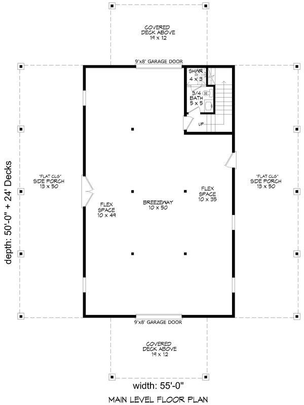 House Plan Design - Country Floor Plan - Lower Floor Plan #932-1316