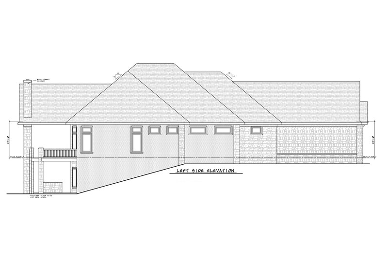 Dream House Plan - Exterior - Other Elevation for Craftsman House Plan #20-2538 - 4 bed, 4.5 bath