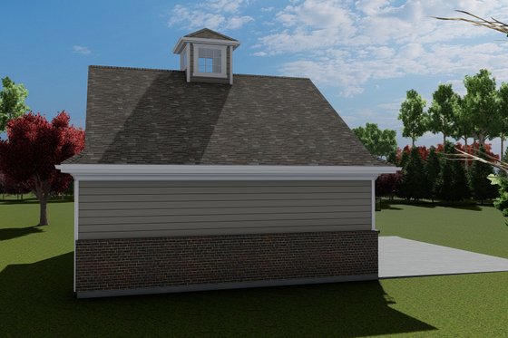 Exterior - Other Elevation 1 for Traditional House Plan #1060-98, 0 bath