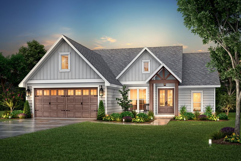 Home Plan - Farmhouse Exterior - Front Elevation Plan #430-284