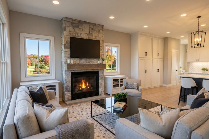 Dream House Plan - Interior - Family Room 2 for Farmhouse House Plan #51-1542 - 3 bed, 2.5 bath