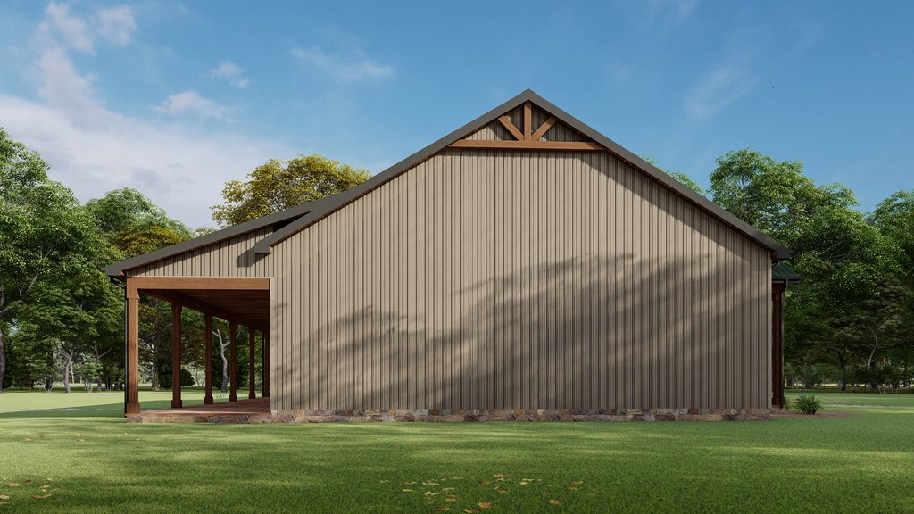 Exterior - Other Elevation 4 for Farmhouse House Plan #1092-67 - 3 bed, 2 bath