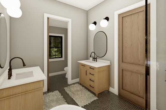 Interior - Master Bathroom for Southern House Plan #1094-4 - 4 bed, 3.5 bath