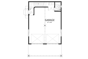 Floor Plan - Main Floor for Contemporary House Plan #112-176 - 2 bed, 3 bath