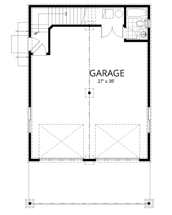 Contemporary Floor Plan - Main Floor Plan #112-176