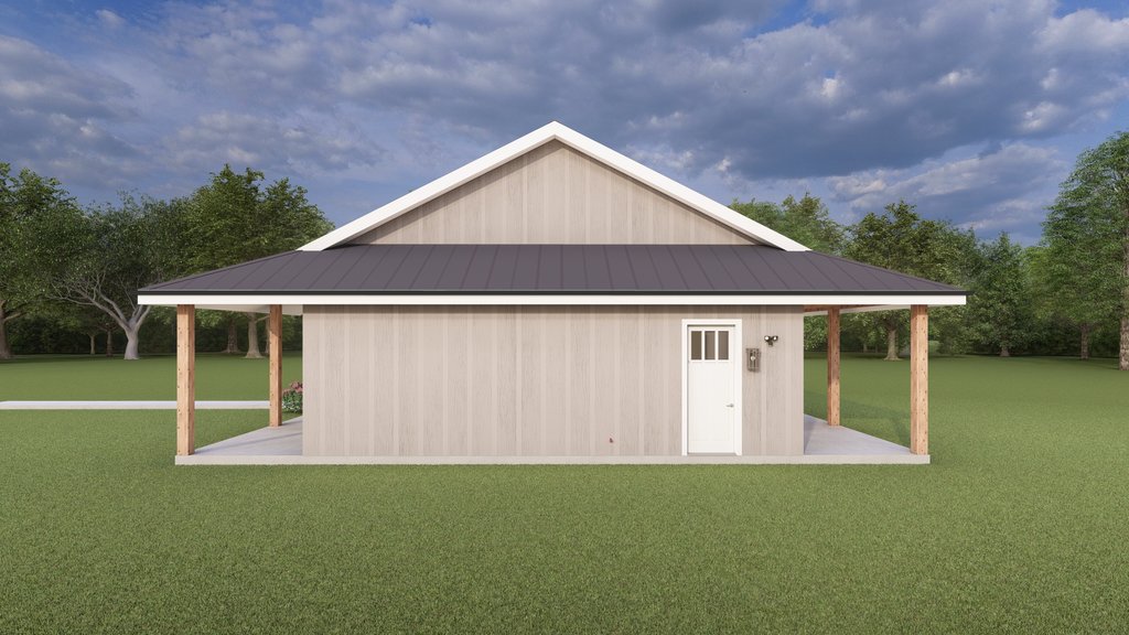 Exterior - Other Elevation 1 for Farmhouse House Plan #1127-22 - 3 bed, 2 bath