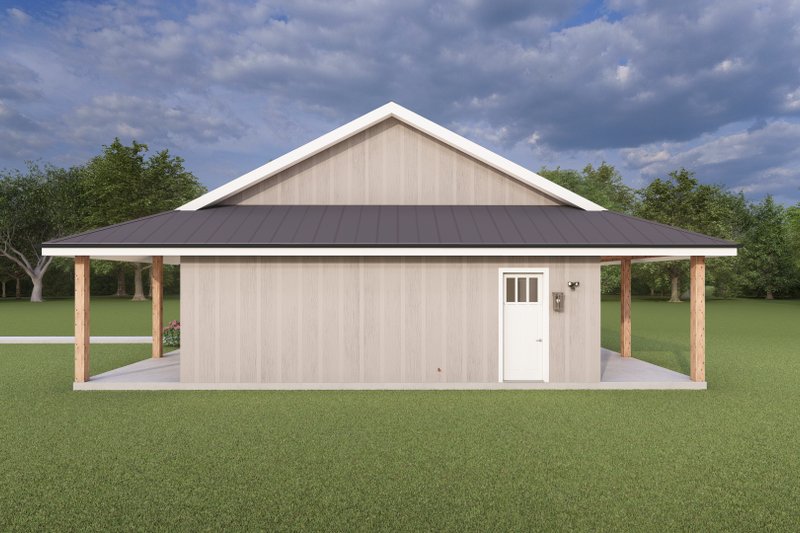 House Blueprint - Exterior - Other Elevation 1 for Farmhouse House Plan #1127-22 - 3 bed, 2 bath