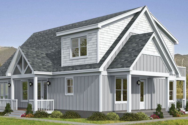 Home Plan - Country Exterior - Front Elevation Plan #932-982