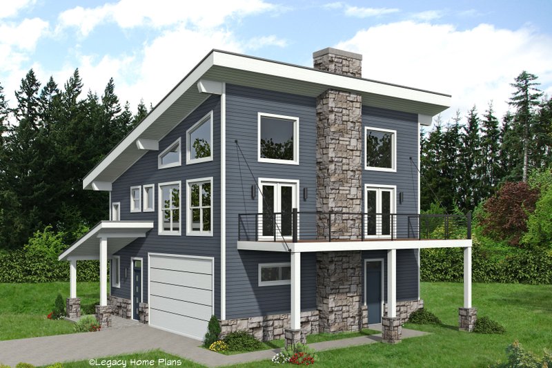 Southern Style House Plan - 4 Beds 2 Baths 1824 Sq/Ft Plan #932-789 ...