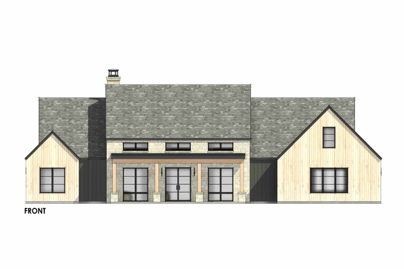 Dream House Plan - Exterior - Front Elevation 6 for Farmhouse House Plan #1096-209 - 4 bed, 3 bath