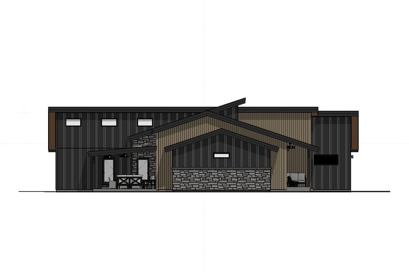 Home Plan - Exterior - Other Elevation 5 for Modern House Plan #1069-45 - 3 bed, 2.5 bath
