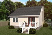 Southern Style House Plan - 3 Beds 2 Baths 1214 Sq/Ft Plan #79-161 Exterior 