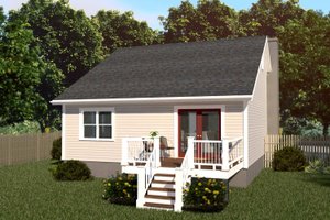 Exterior - Other Elevation for Southern House Plan #79-161 - 3 bed, 2 bath