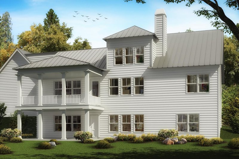 Home Plan - Exterior - Rear Elevation for Traditional House Plan #54-505 - 3 bed, 2.5 bath