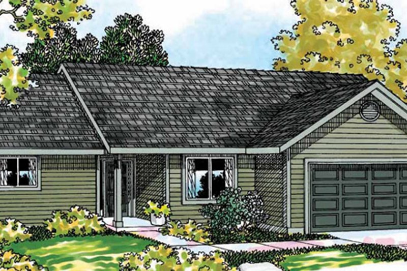Home Plan - Country Exterior - Front Elevation Plan #124-368
