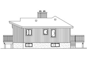Contemporary Style House Plan - 1 Beds 1 Baths 772 Sq/Ft Plan #25-1089 ...