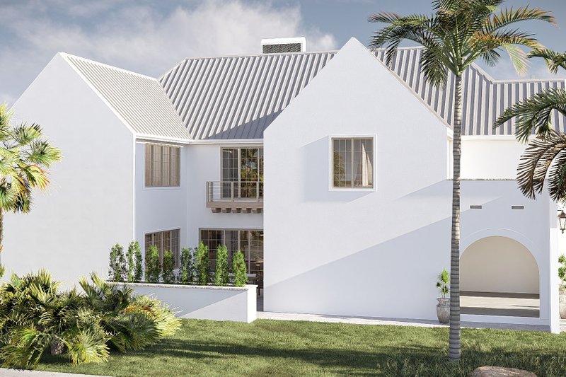 House Blueprint - Exterior - Other Elevation 2 for Beach House Plan #455-754 - 4 bed, 3.5 bath