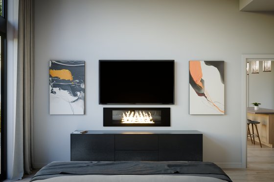 Interior - Master Bedroom 1 for Cabin House Plan #1089-54 - 1 bed, 1.5 bath