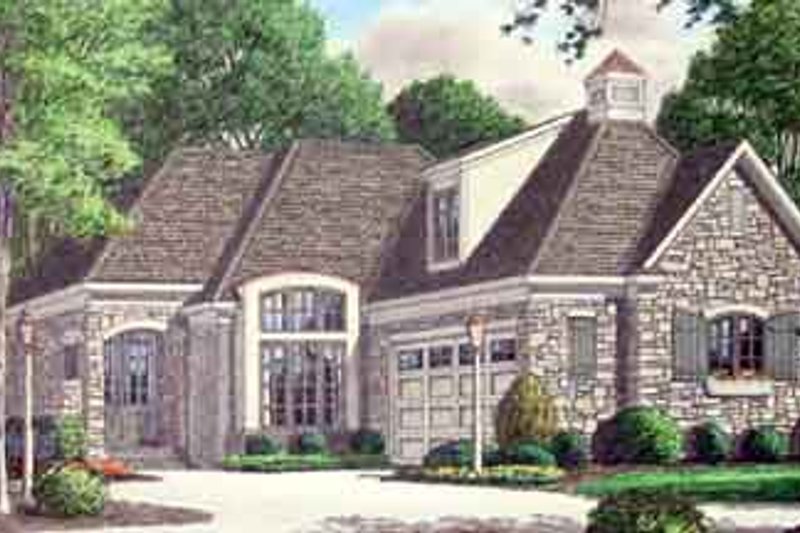 Architectural House Design - Cottage Exterior - Front Elevation Plan #34-180