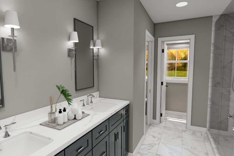 House Design - Interior - Master Bathroom 2 for Bungalow House Plan #51-1370 - 3 bed, 2.5 bath