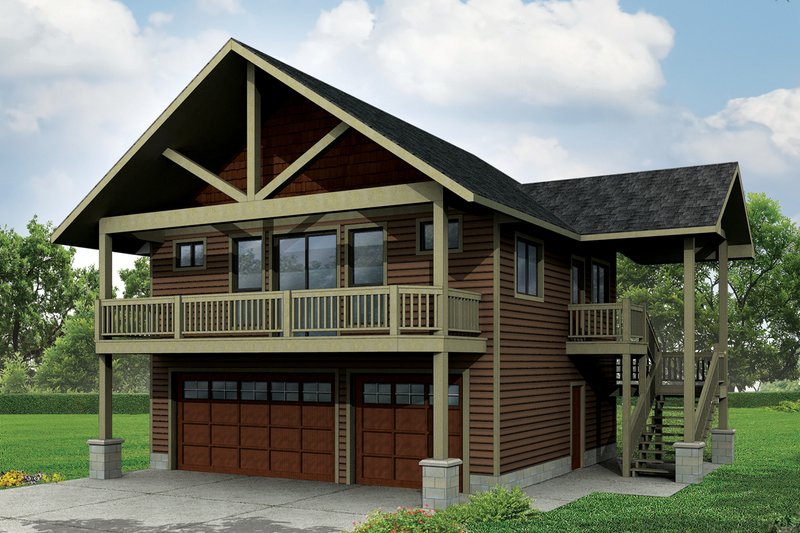 Home Plan - Craftsman Exterior - Front Elevation Plan #124-963