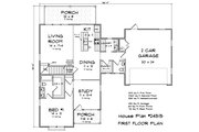 Farmhouse Style House Plan - 4 Beds 3.5 Baths 2262 Sq/Ft Plan #513-2308 